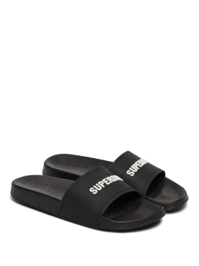 ΑΝΔΡΙΚΑ PREMIUM GRAPHIC POOL SLIDERS | Μαύρο 44/45