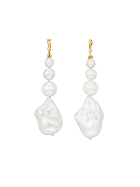 ΓΥΝΑΙΚΕΙΑ ΣΚΟΥΛΑΡΙΚΙΑ IOLI PEARLS | Χρυσό ONE SIZE