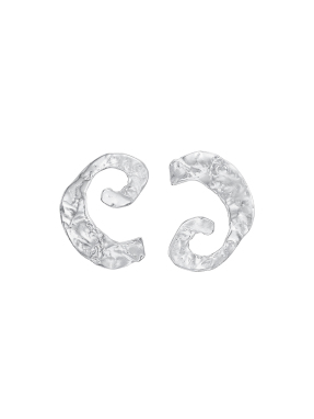 ΓΥΝΑΙΚΕΙΑ ΣΚΟΥΛΑΡΙΚΙΑ SPIRAL SHELL | Ασημί ONE SIZE