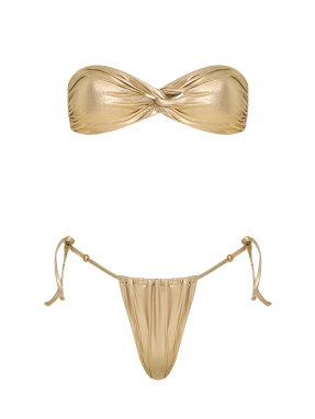 ΓΥΝΑΙΚΕΙΟ ΜΠΙΚΙΝΙ ΣΕΤ SOLE | Χρυσό S