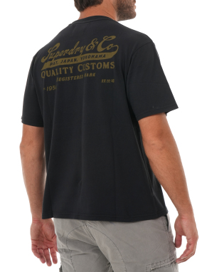 ΑΝΔΡΙΚΟ T-SHIRT HERITAGE BIKER | Μαύρο XXXL