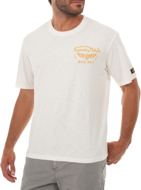 ΑΝΔΡΙΚΟ T-SHIRT HERITAGE BIKER | Λευκό L