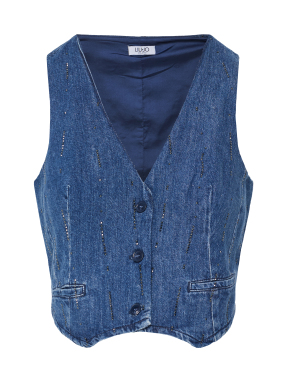 ΓΥΝΑΙΚΕΙΟ DENIM ΓΙΛΕΚΟ | Μπλε IT 44