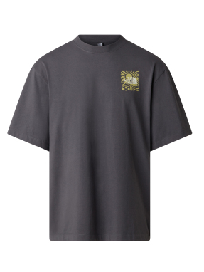 ΑΝΔΡΙΚΟ T-SHIRT SUN OVERSIZED GRAPHIC | Γκρι Σκούρο S