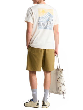 ΑΝΔΡΙΚΟ T-SHIRT MOUNTAIN ESCAPE RELAXED GRAPHIC | Λευκό QLI XL