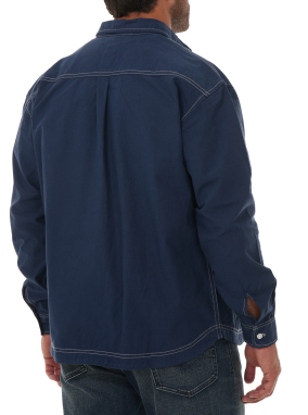 ΑΝΔΡΙΚΟ DENIM ΠΟΥΚΑΜΙΣΟ | Μπλε Σκούρο M