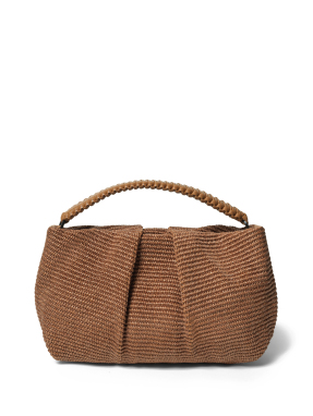 ΓΥΝΑΙΚΕΙΟ CLUTCH MAXI PLEATED | Καφέ