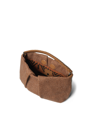 ΓΥΝΑΙΚΕΙΟ CLUTCH MAXI PLEATED | Καφέ
