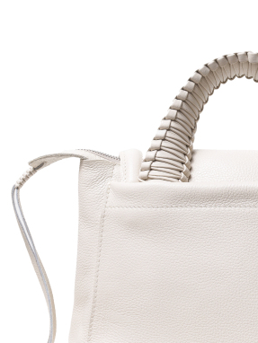 ΓΥΝΑΙΚΕΙΑ ΔΕΡΜΑΤΙΝΗ ΤΣΑΝΤΑ ΧΕΙΡΟΣ MEDIUM TOP HANDLE | Εκρού