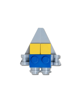 JIBBITZ™ CHARMS LEGO® SPACESHIP | Πολύχρωμο UNIQUE ONE SIZE