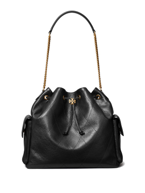 ΓΥΝΑΙΚΕΙΑ ΤΣΑΝΤΑ ΩΜΟΥ CHARLIE QUILTED LARGE DRAWSTRING | Μαύρο