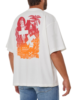 REPLAY x MARTIN GARRIX ΑΝΔΡΙΚΟ T-SHIRT | Λευκό XL