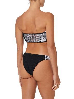ΓΥΝΑΙΚΕΙΟ ΜΠΙΚΙΝΙ ΣΕΤ RIPPED BANDEAU REVERSIBLE | Μαύρο  M