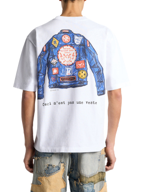 ΑΝΔΡΙΚΟ LOOSE T-SHIRT | Λευκό XXL