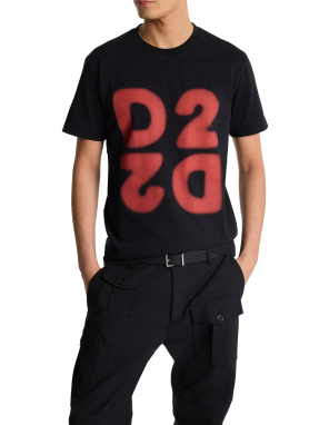 ΑΝΔΡΙΚΟ Τ-SHIRT D2 UPSIDE DOWN | Μαύρο XL