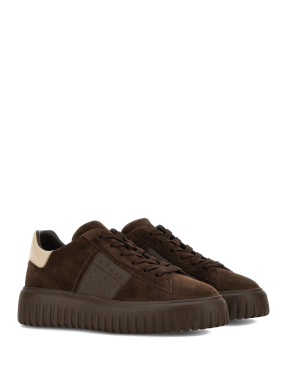 ΑΝΔΡΙΚΑ SNEAKERS LOW H-STRIPES | Καφέ Σκούρο 43.5
