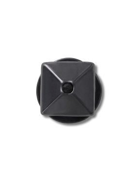 JIBBITZ™ CHARMS DARK SILVER PYRAMID STUD | Πολύχρωμο UNIQUE ONE SIZE