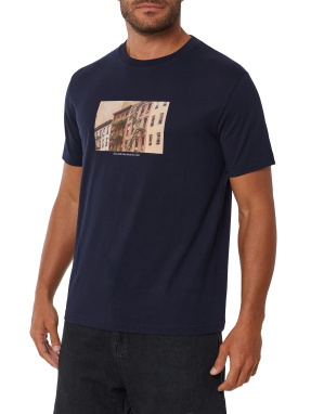 ΑΝΔΡΙΚΟ T-SHIRT | Μπλε Σκούρο G0433 L