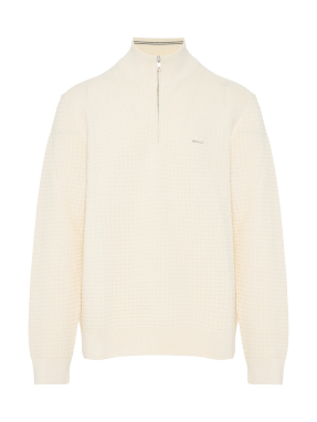 ΑΝΔΡΙΚΟ ΠΟΥΛΟΒΕΡ HALF-ZIP | Εκρού G0113 XXL
