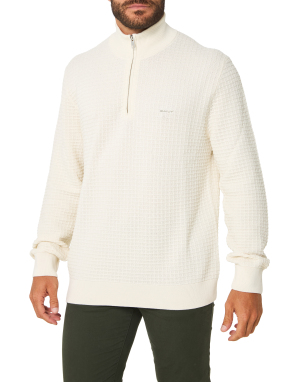 ΑΝΔΡΙΚΟ ΠΟΥΛΟΒΕΡ HALF-ZIP | Εκρού G0113 XXL