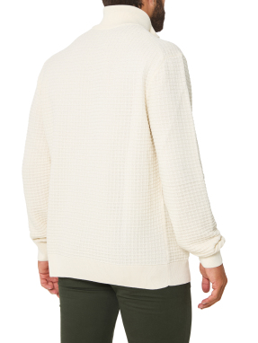 ΑΝΔΡΙΚΟ ΠΟΥΛΟΒΕΡ HALF-ZIP | Εκρού G0113 XXL