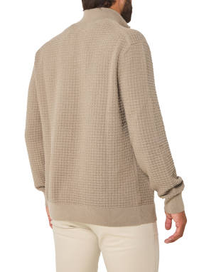 ΑΝΔΡΙΚΟ ΠΟΥΛΟΒΕΡ HALF-ZIP | Μπεζ G0251 L