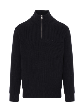 ΑΝΔΡΙΚΟ HALF-ZIP ΠΟΥΛΟΒΕΡ | Μαύρο L