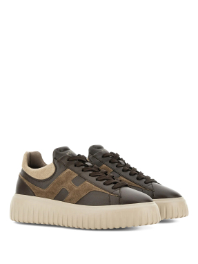ΑΝΔΡΙΚΑ SNEAKERS  LOW H-STRIPES | Καφέ Σκούρο 43.5