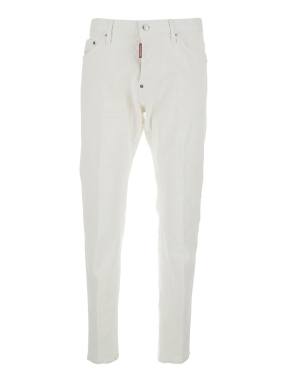 ΑΝΔΡΙΚΟ DENIM ΠΑΝΤΕΛΟΝΙ TEDDY | Λευκό IT 46