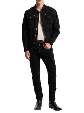 ΑΝΔΡΙΚΟ DENIM ΠΑΝΤΕΛΟΝΙ TEDDY | Μαύρο IT 42