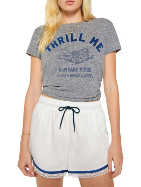 ΓΥΝΑΙΚΕΙΟ T-SHIRT THE BOXY GOODIE GOODIE | Γκρι THM M