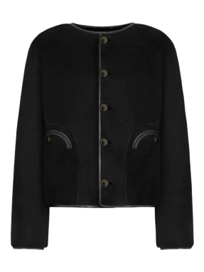 ΓΥΝΑΙΚΕΙΟ JACKET ΔΙΠΛΗΣ ΟΨΗΣ | Μαύρο 0