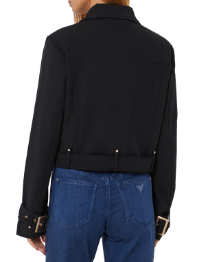 ΓΥΝΑΙΚΕΙΟ ΚΟΝΤΟ JACKET CLAUDIE TRUCKER | Μαύρο S