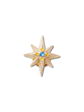 JIBBITZ™ CHARMS CELESTIAL STARBURST WITH GEM | Πολύχρωμο UNIQUE ONE SIZE
