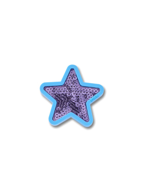 JIBBITZ™ CHARMS PURPLE SEQUIN STAR | Πολύχρωμο UNIQUE ONE SIZE