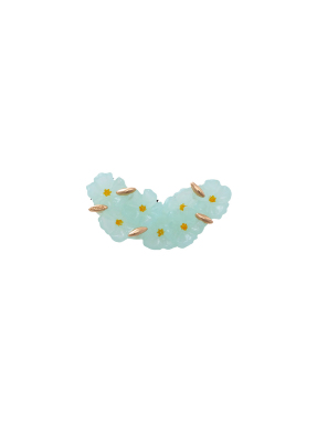 JIBBITZ™ CHARMS BLUE FLORAL CLUSTER | Πολύχρωμο UNIQUE ONE SIZE