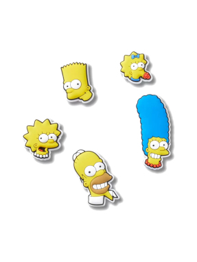 JIBBITZ™ CHARMS THE SIMPSONS 5PCK | Πολύχρωμο UNIQUE ONE SIZE