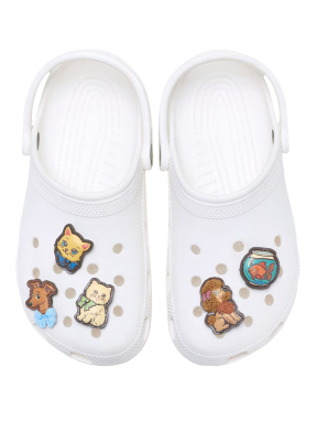 JIBBITZ™ CHARMS VINTAGE PETS 5 PACK | Πολύχρωμο UNIQUE ONE SIZE