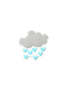 JIBBITZ™ CHARMS RAIN CLOUD | Πολύχρωμο UNIQUE ONE SIZE