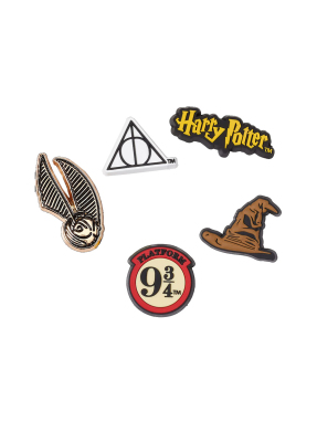 JIBBITZ™ CHARMS HARRY POTTER SYMBOL 5PCK | Πολύχρωμο UNIQUE ONE SIZE