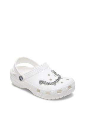 JIBBITZ™ CHARMS SILVER FLAT CURB CHAIN | Πολύχρωμο UNIQUE ONE SIZE
