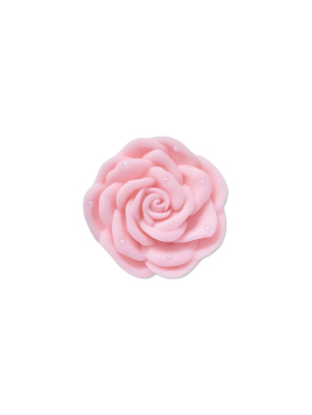 JIBBITZ™ CHARMS PINK ROSE WITH PEARLS | Πολύχρωμο UNIQUE ONE SIZE