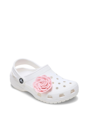 JIBBITZ™ CHARMS PINK ROSE WITH PEARLS | Πολύχρωμο UNIQUE ONE SIZE