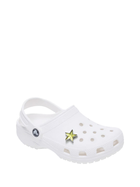 JIBBITZ™ CHARMS SILVER AND GREEN SMT GEM STAR | Πολύχρωμο UNIQUE ONE SIZE
