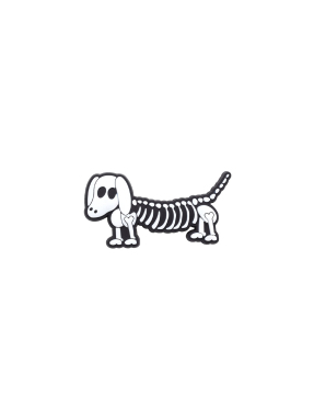 JIBBITZ™ CHARMS HALLOWEEN SKELETON DOG | Πολύχρωμο UNIQUE ONE SIZE