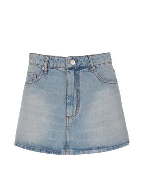 ΜΙΝΙ DENIM ΦΟΥΣΤΑ | Μπεζ Ανοιχτό 28