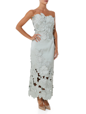ΜΙΝΤΙ STRAPLESS ΦΟΡΕΜΑ NIKOLA | Φυστικί  PALE MINT 8 FR 40