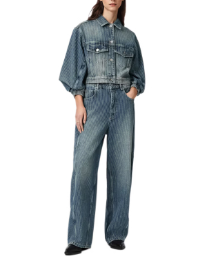 ΓΥΝΑΙΚΕΙΟ DENIM ΠΑΝΤΕΛΟΝΙ CARTER STRIPE | Μπλε TITAN BLUE 27