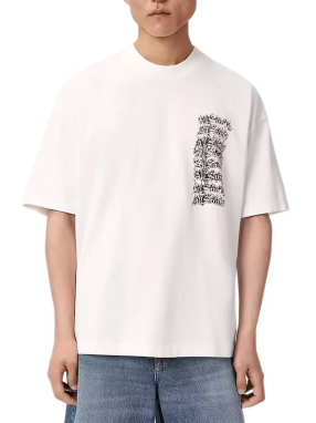 ΑΝΔΡΙΚΟ T-SHIRT REPEAT | Λευκό CHALK WHITE XXL