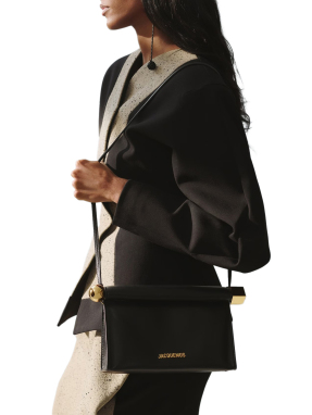 ΓΥΝΑΙΚΕΙΑ ΤΣΑΝΤΑ CLUTCH LE SAC ROND CARRE | Μαύρο